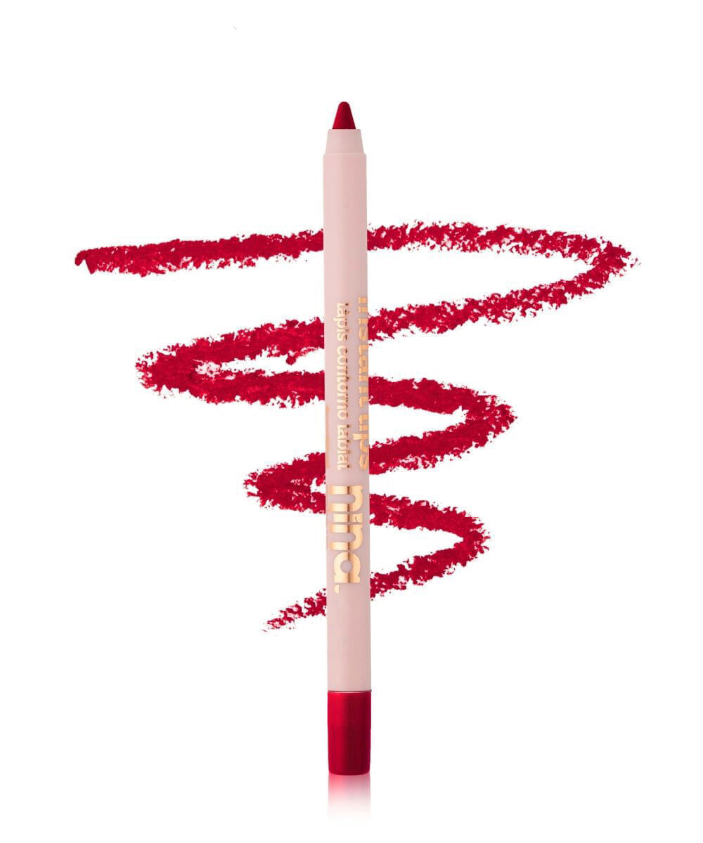 lápis labial nina makeup contorno instant lips rubi