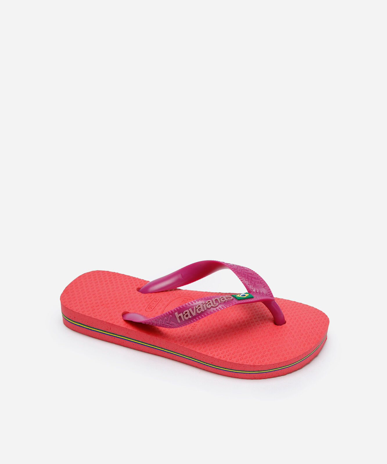 chinelo havaianas brasil infantil laranja