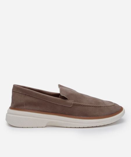 mocassim masculino texturizado marrom 43