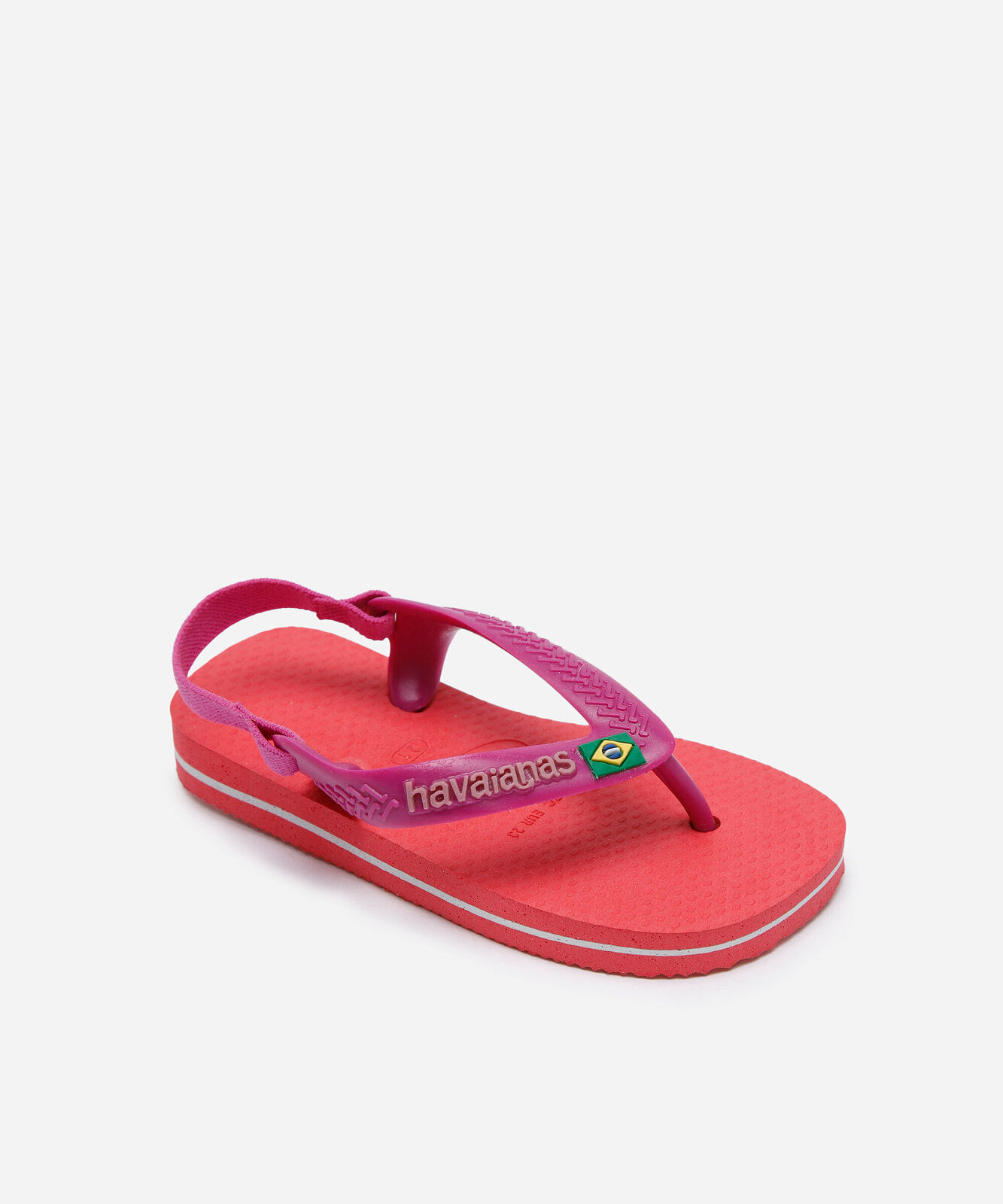 chino com elástico infantil havaianas brasil laranja