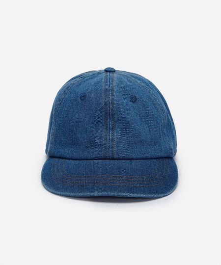 boné aba curva jeans estonado azul UNICO