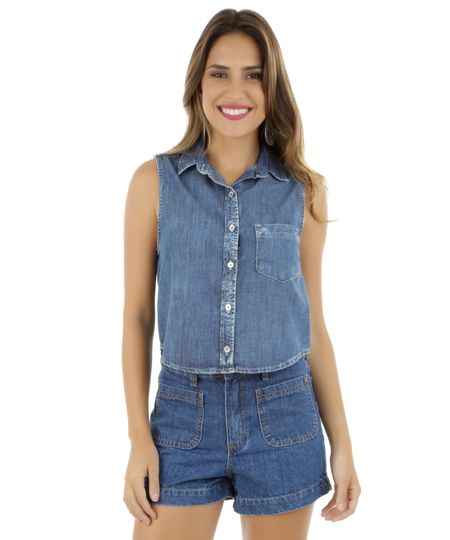 Camisa-Jeans-Azul-Medio-8261433-Azul_Medio_1 Camisa-Jeans-Azul-Medio-8261433-Azul_Medio_1