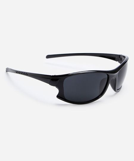 óculos de sol esportivo masculino preto UNICO
