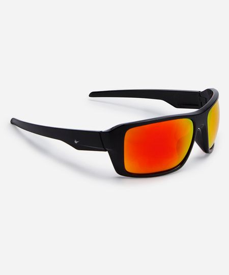 óculos de sol esportivo masculino preto UNICO