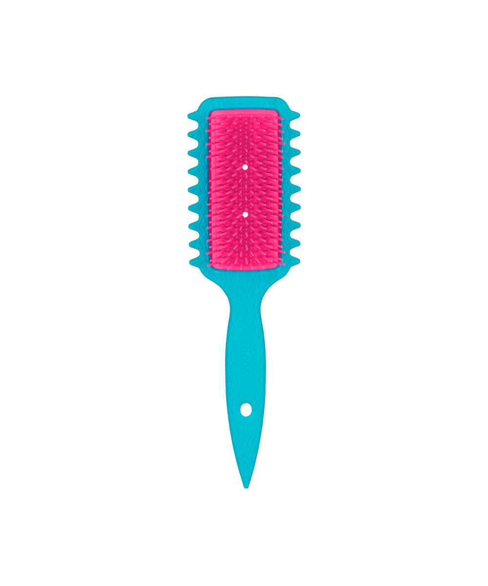 escova para cabelo ricca flex fita curl colorida
