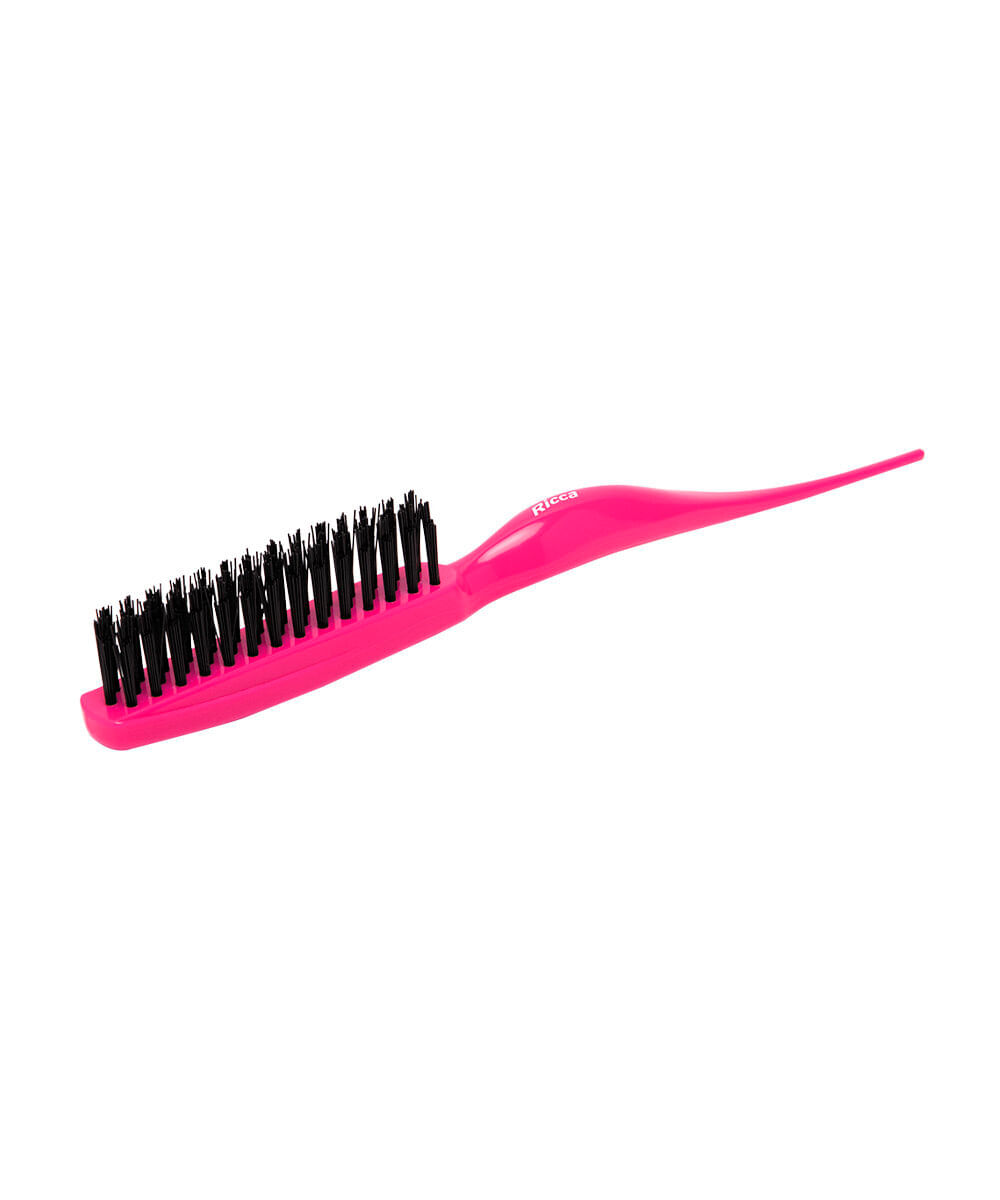 escova finalizadora para penteado ricca rosa