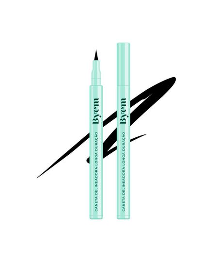 caneta byem delineadora eyeliner preta UNICO