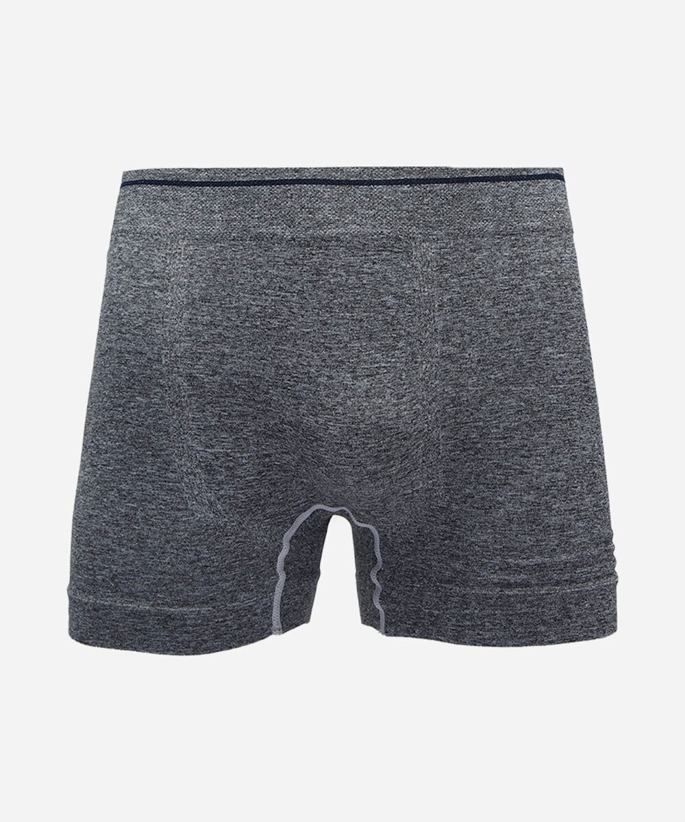 cueca boxer masculina sem costura cinza