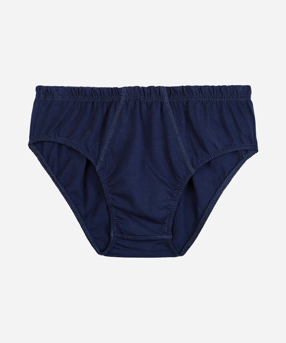 cueca slip masculina de algodão azul