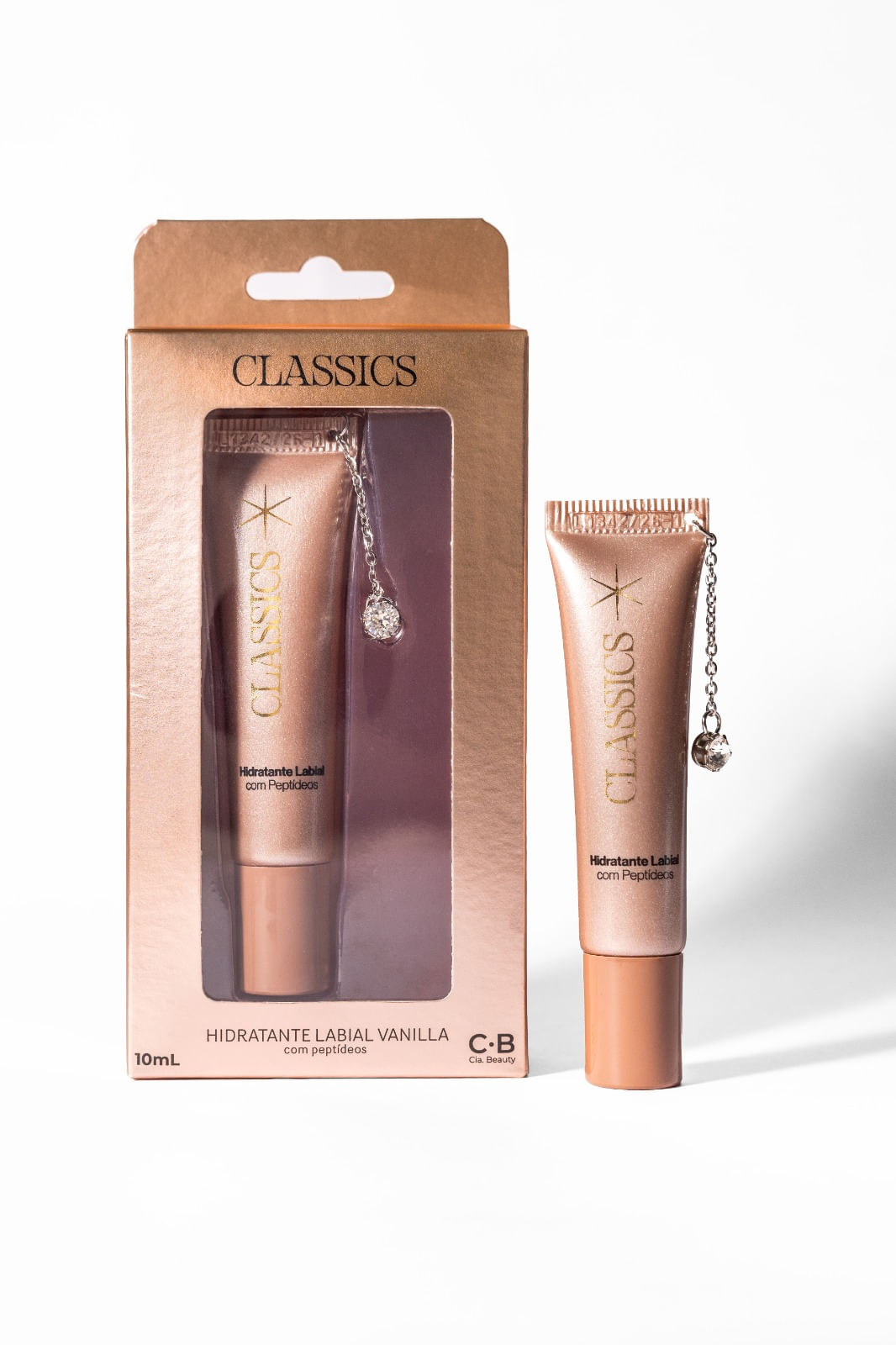 hidratante labial cia beauty by sabrina sato classiscs crystals by swarovski com peptídeo vanilla 10g
