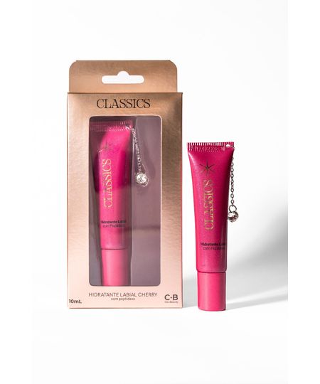 hidratante labial cia beauty by sabrina sato classiscs crystals by swarovski com peptídeo cherry 10g UNICO