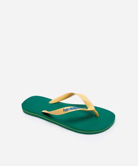 chinelo havaianas masculino brasil verde 39-40