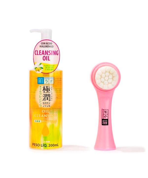 kit hada labo sabonete com massageador facial 200 ML