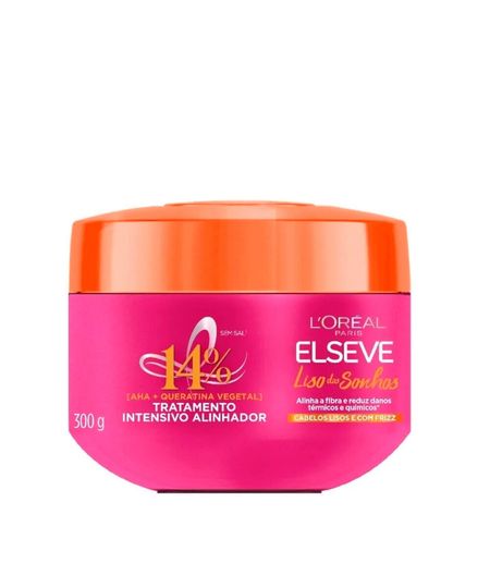tratamento capilar loréal paris elseve intensivo alinhador liso dos sonhos pote 300g 300 G
