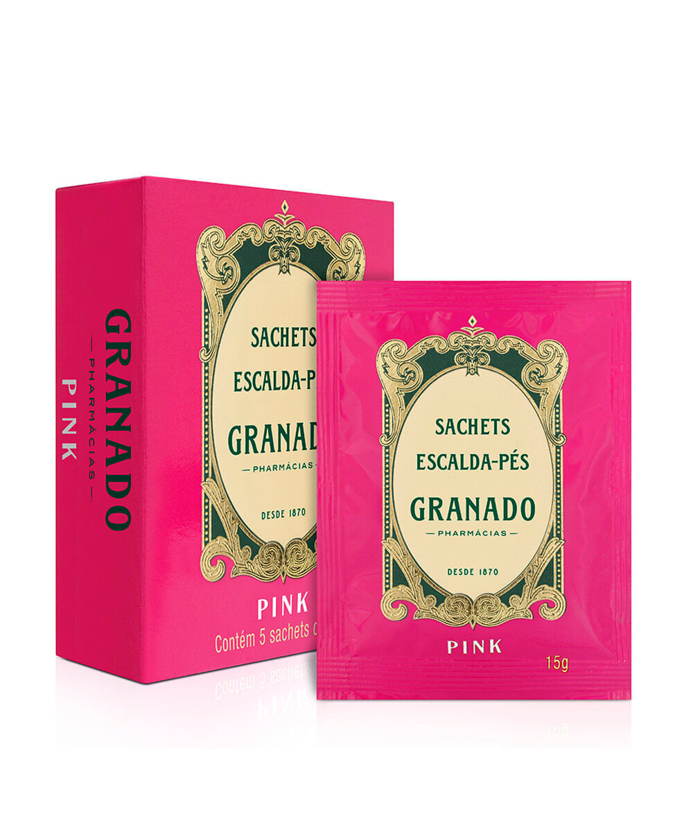 kit de 5 sachets granado escalda pés pink