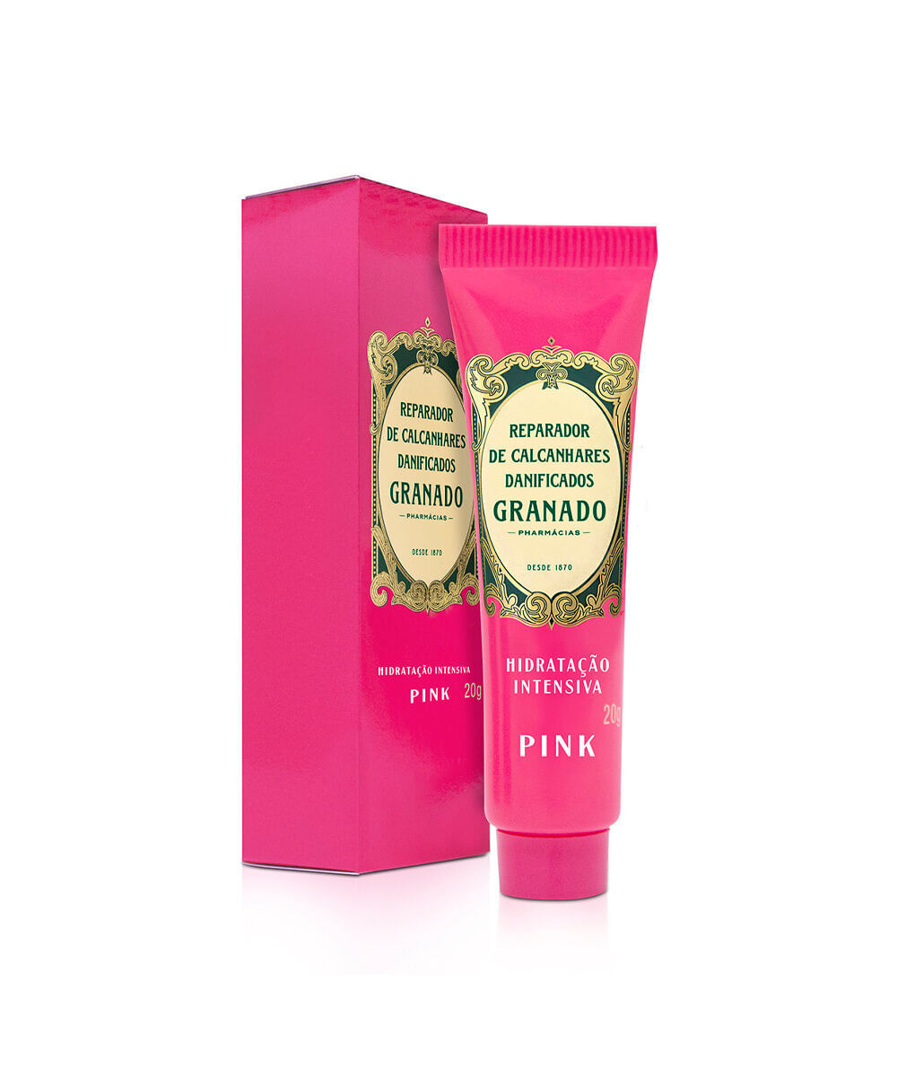 reparador granado de calcanhares danificados pink 20g