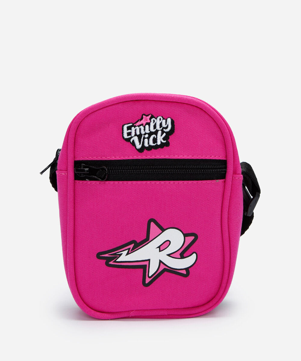 shoulder bag infantil emilly vick dos rosa rosa