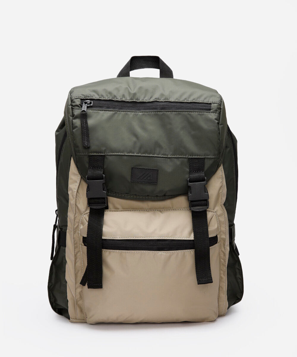 mochila masculina esportiva verde
