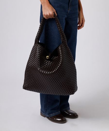 bolsa shopper tressê mindset marrom UNICO