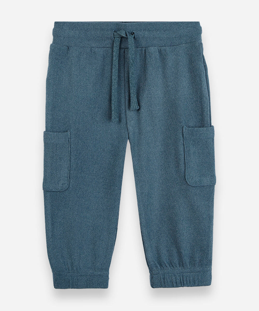 calça jogger infantil com bolsos verde