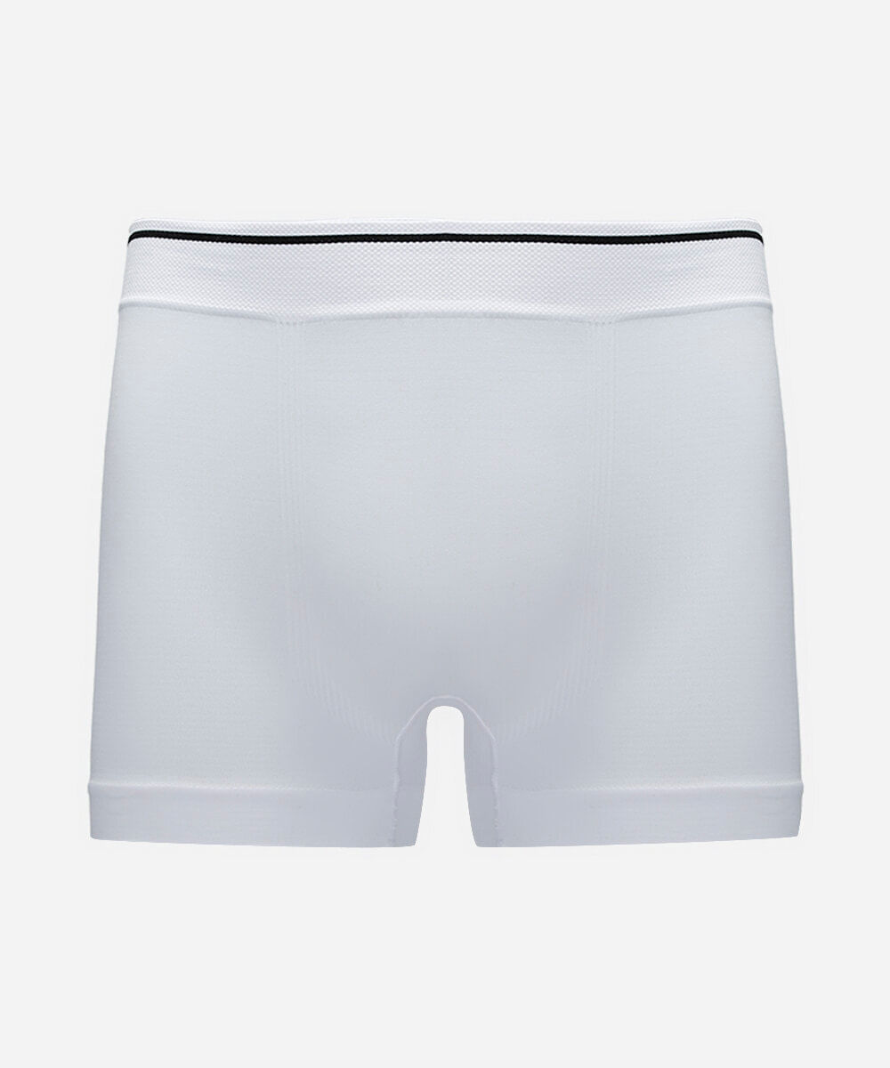 cueca boxer masculina sem costura branca