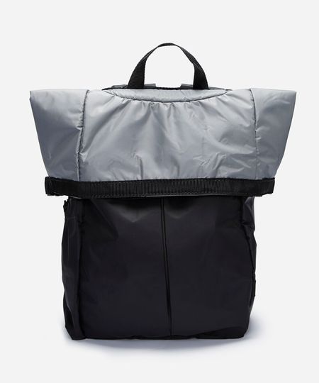 mochila esportiva dobrável preta UNICO