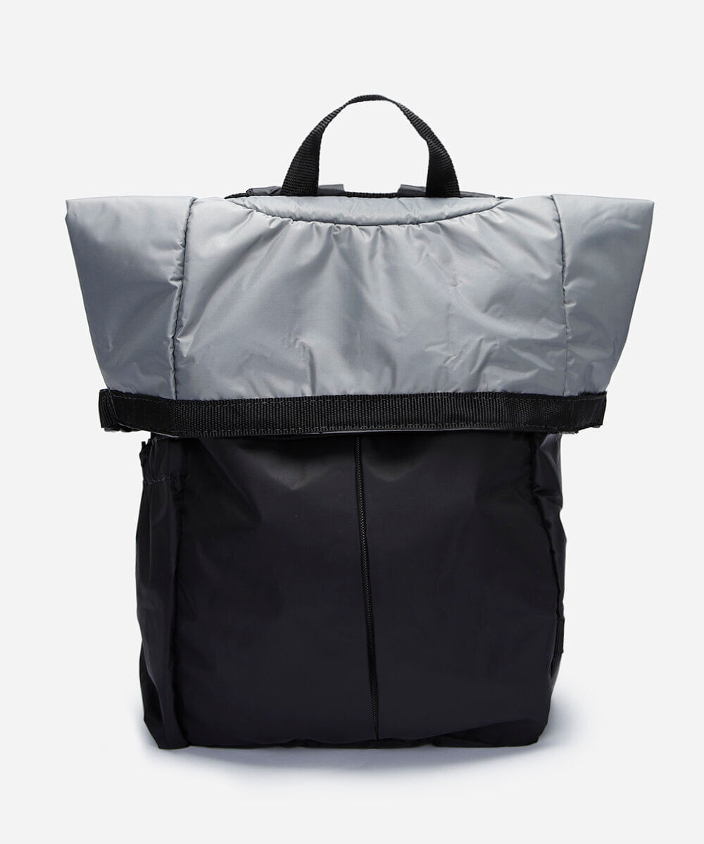mochila esportiva dobrável preta