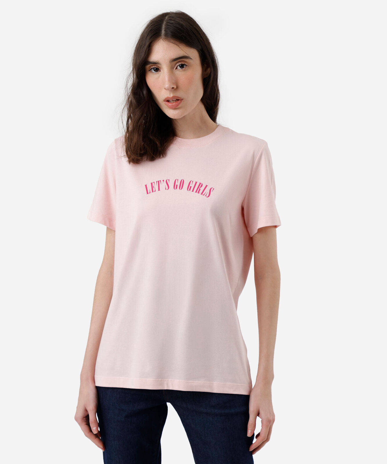camiseta feminina de algodão shania twain rosa