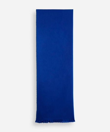cachecol feminino básico liso azul UNICO