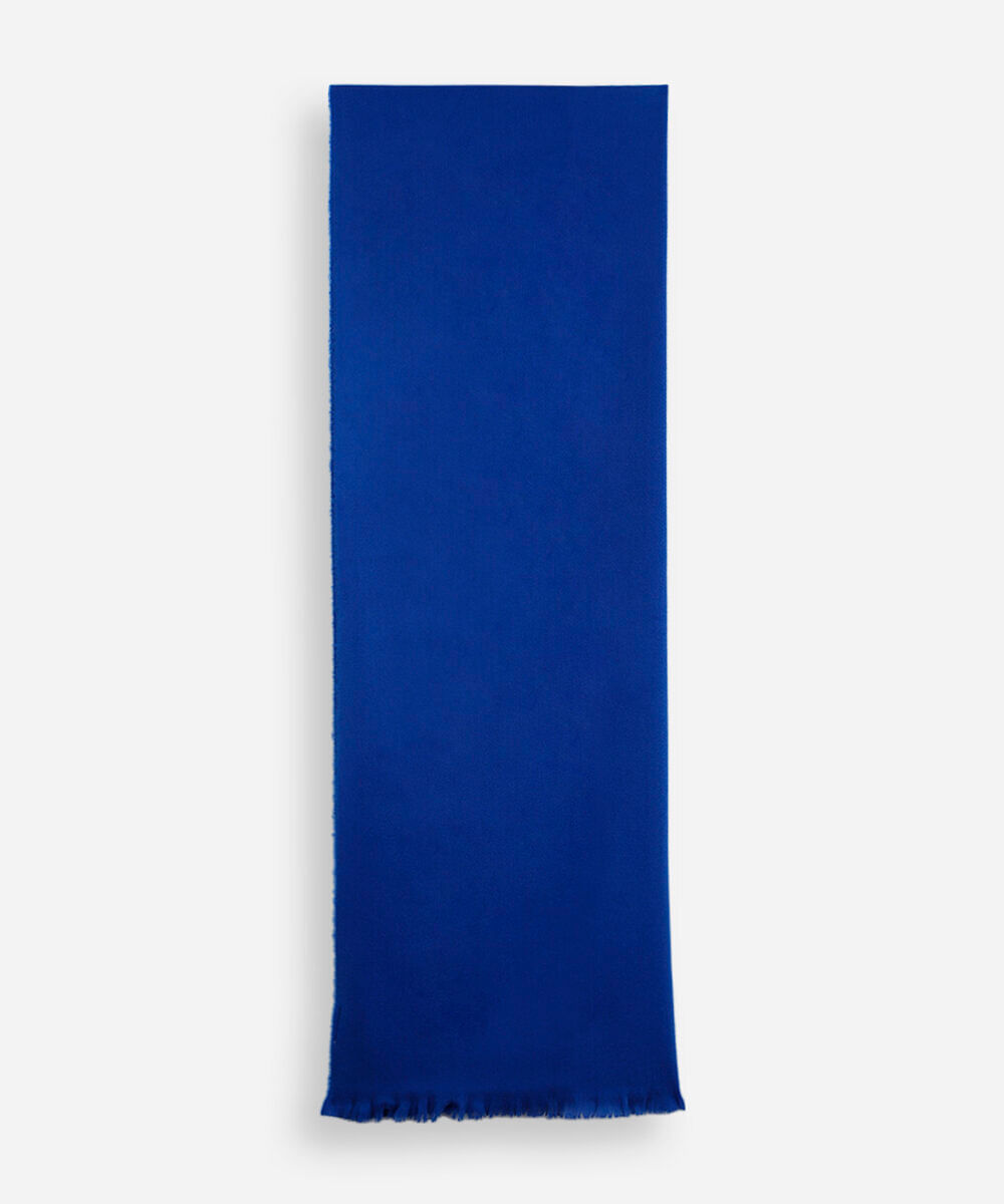 cachecol feminino básico liso azul