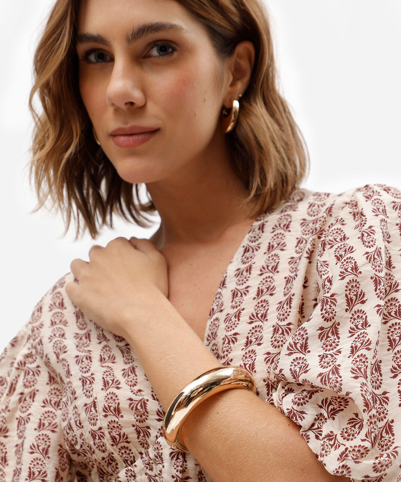 bracelete feminino dourado