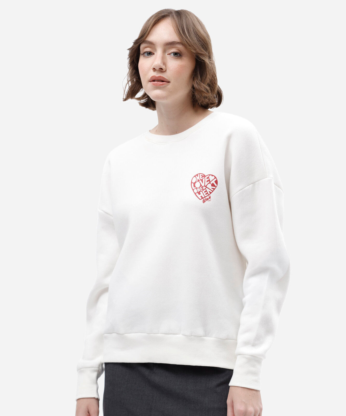 blusão feminino de moletom bob marley off white