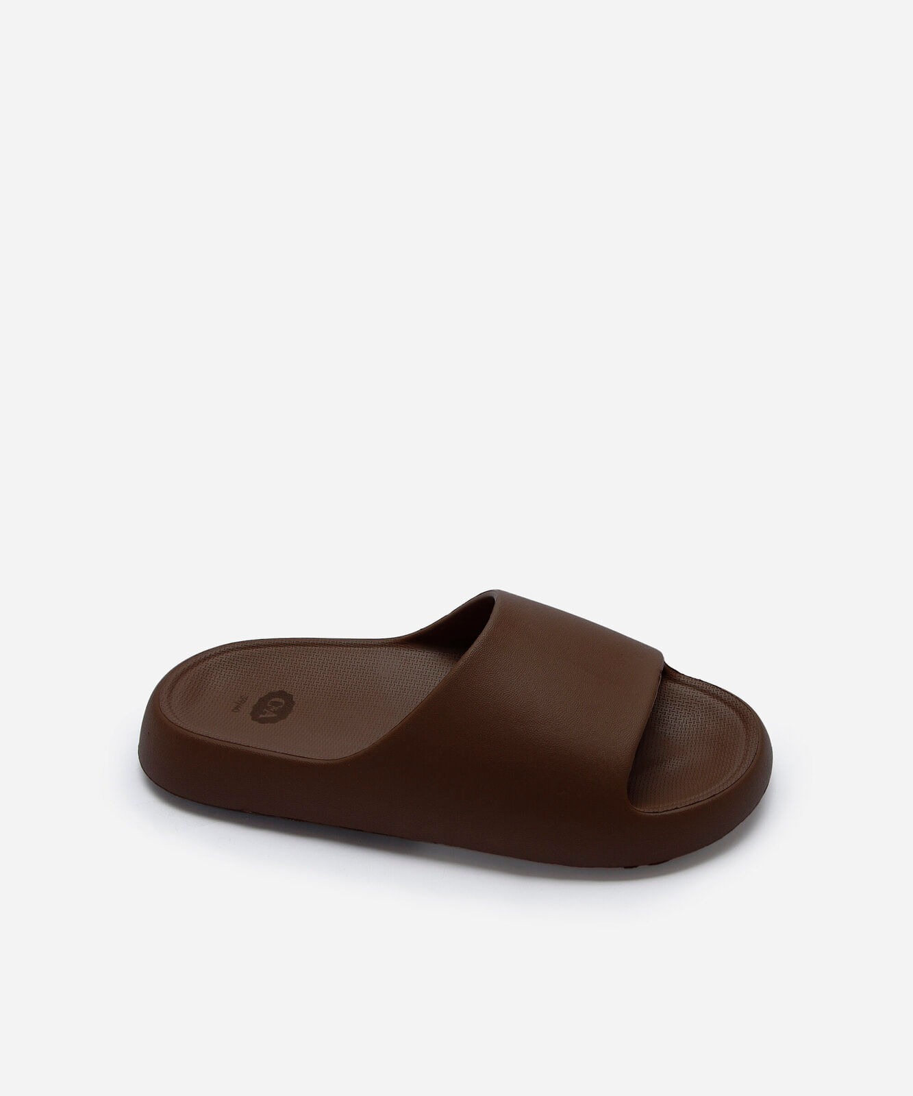 chinelo slide nuvem marrom