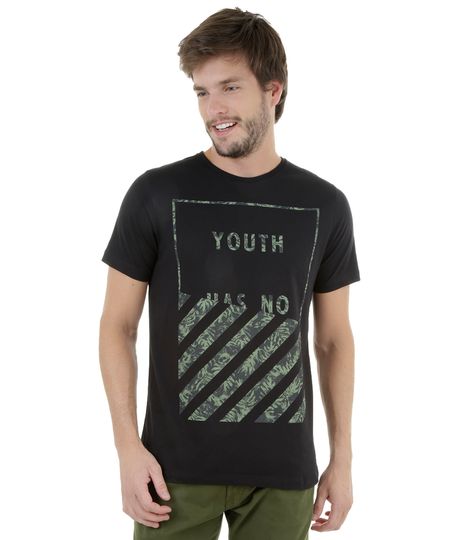 Camiseta--Youth-Has-No--Preta-8272004-Preto_1 Camiseta--Youth-Has-No--Preta-8272004-Preto_1