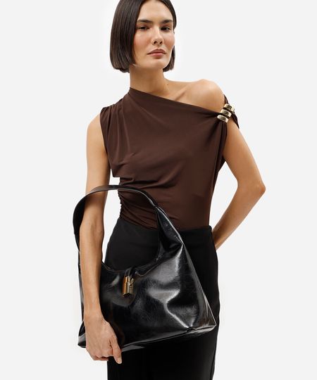 bolsa hobo mindset preta UNICO