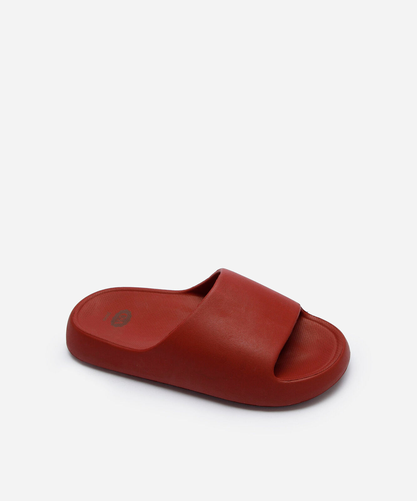 chinelo slide nuvem vermelho