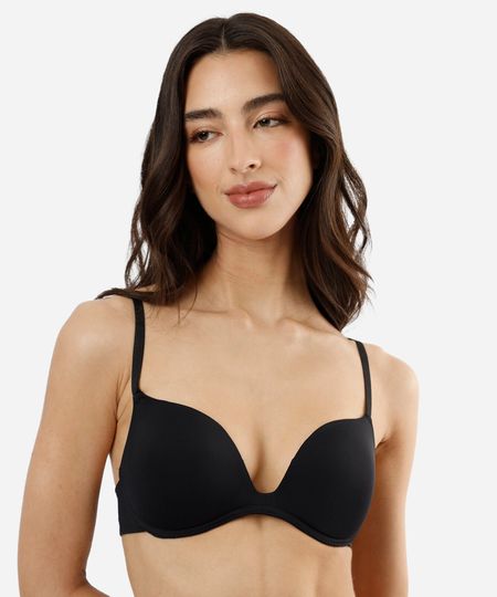 sutiã push up feminino preto 40