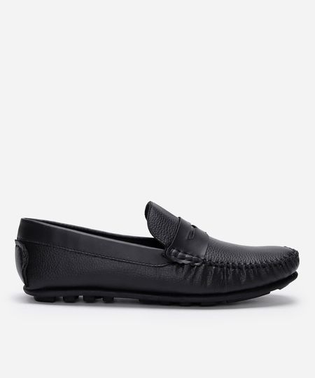 mocassim com recorte oneself preto 42