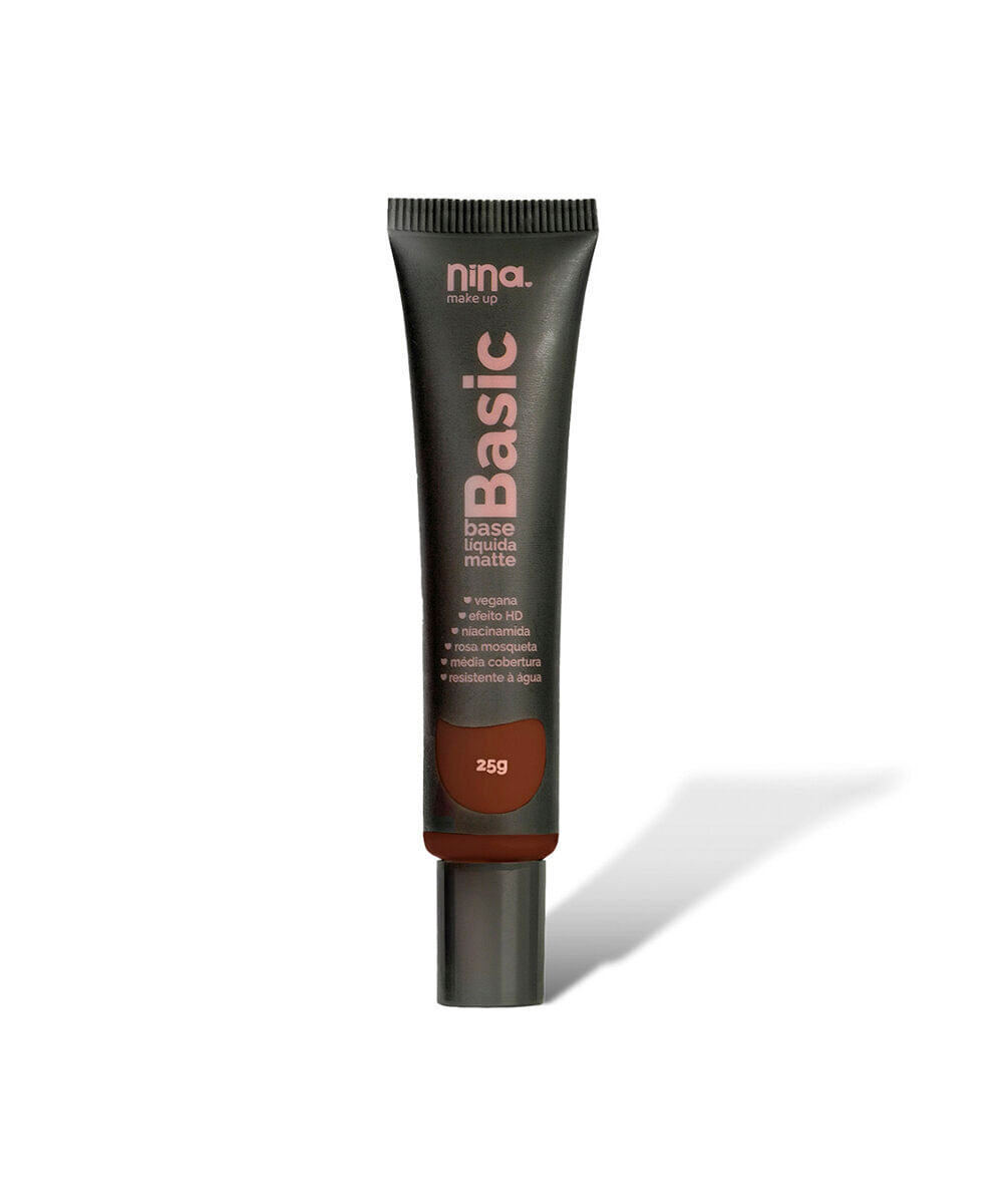 base líquida nina makeup matte basic cor 14