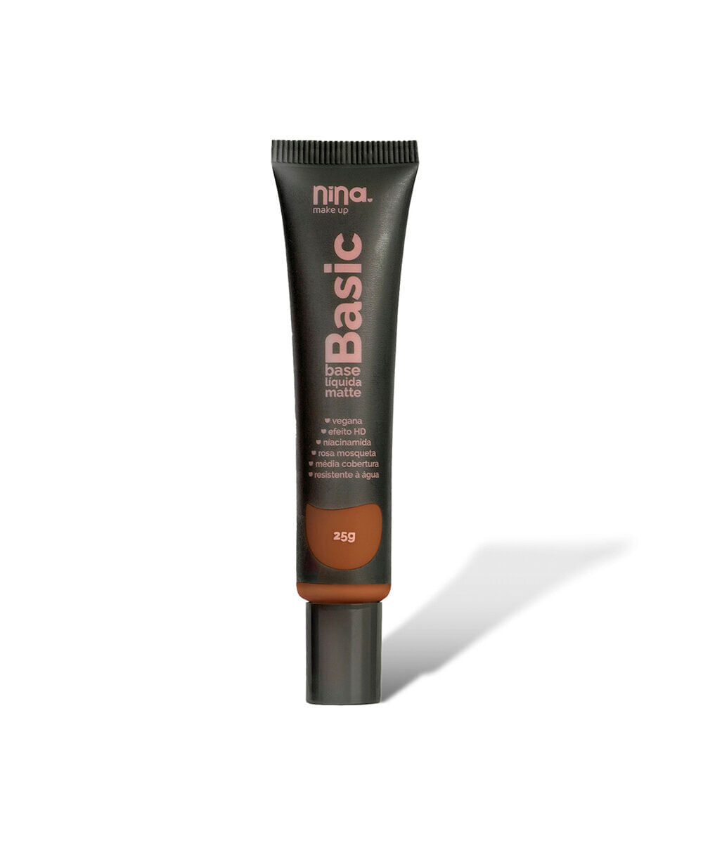 base líquida nina makeup matte basic cor 10