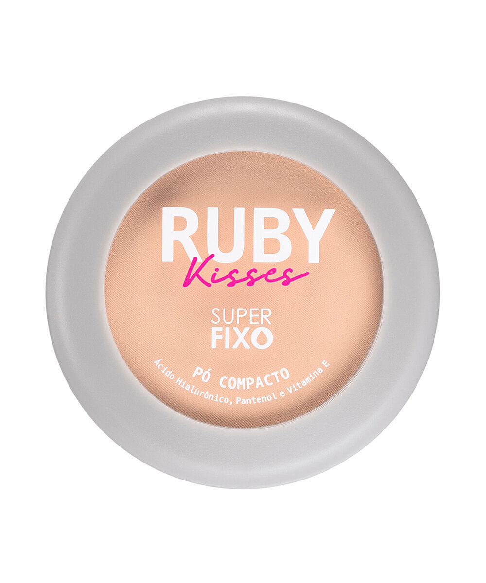 pó compacto ruby kisses super fixo cor 118