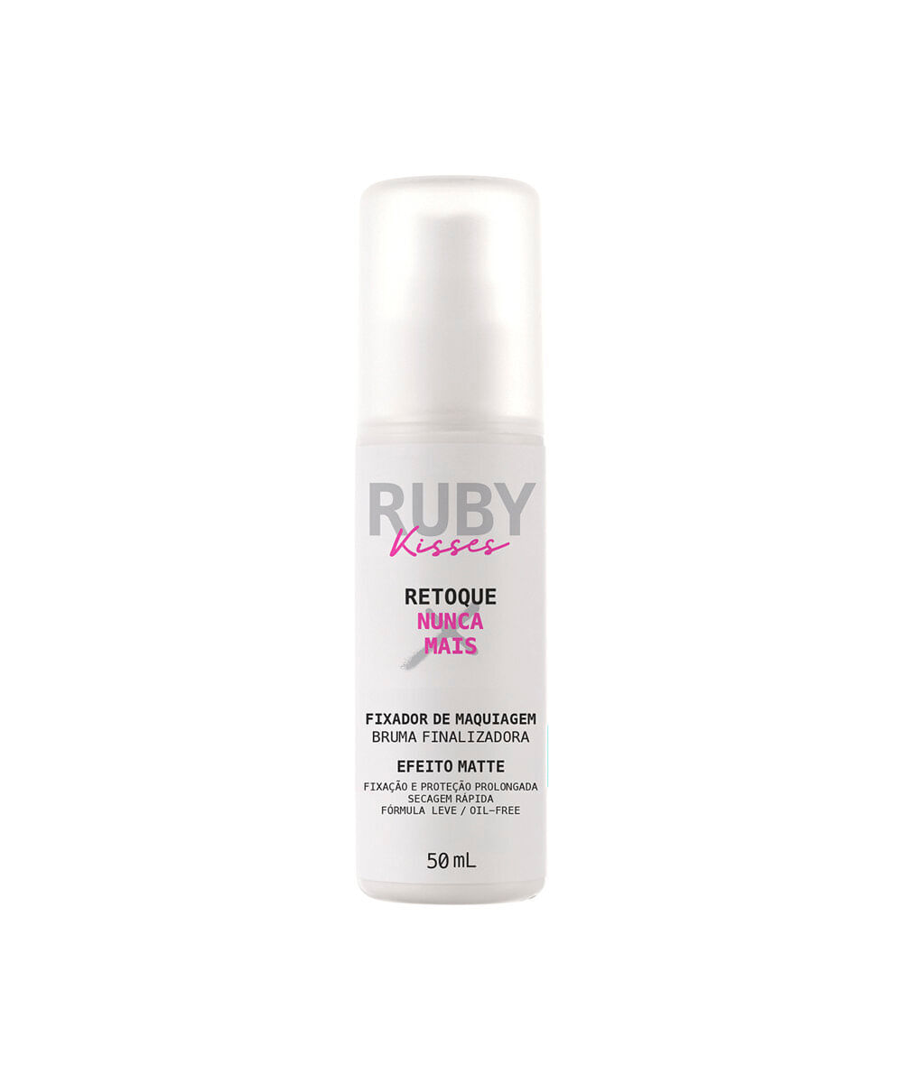 bruma facial finalizadora ruby kisses retoque nunca mais