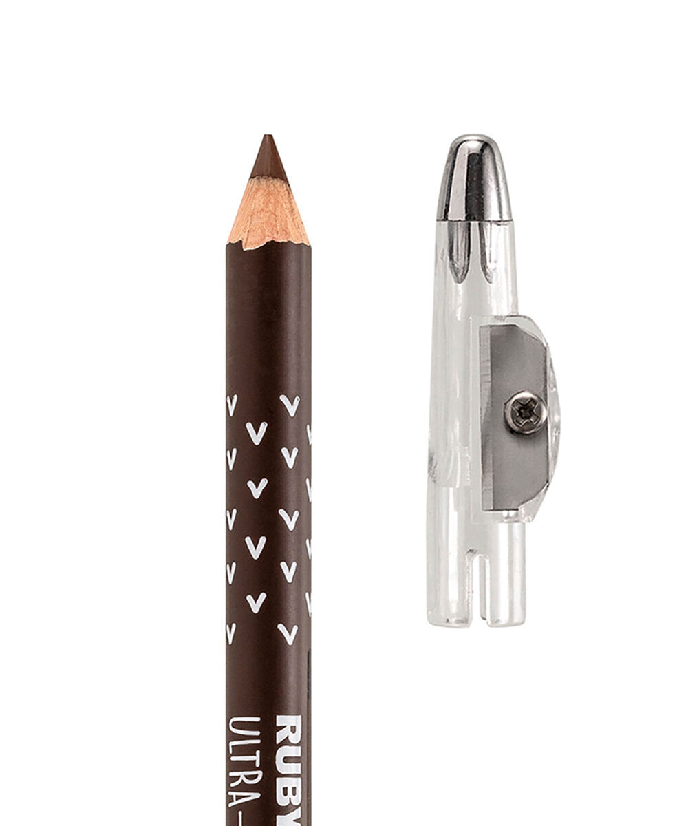 lápis ruby kisses madeira para olhos ultra easy brown