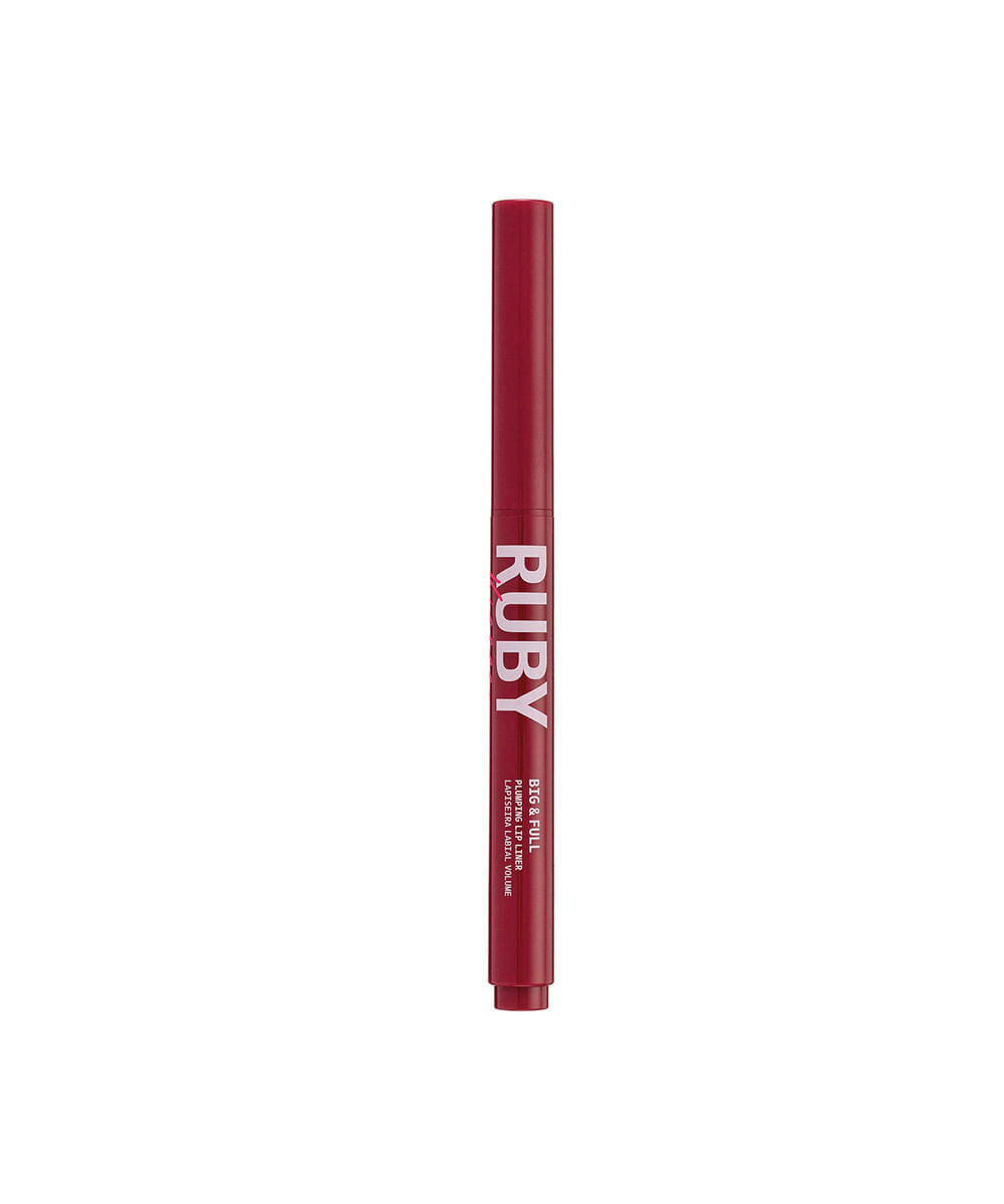 lapiseira labial volume ruby kisses big e full plumping lip liner red wine