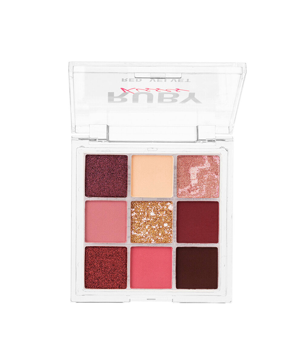 paleta de sombras ruby kisses sweets collection red velvet
