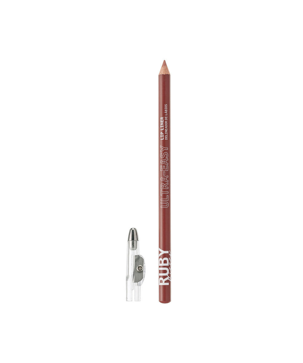 lápis ruby kisses madeira para lábios ultra easy pale nude