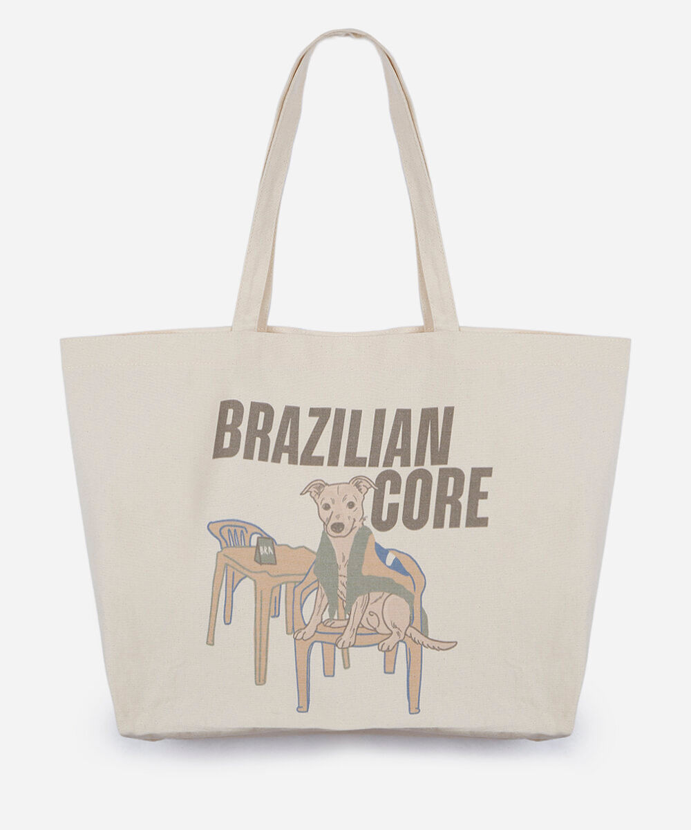 bolsa ecobag de algodão brazilian core colorida