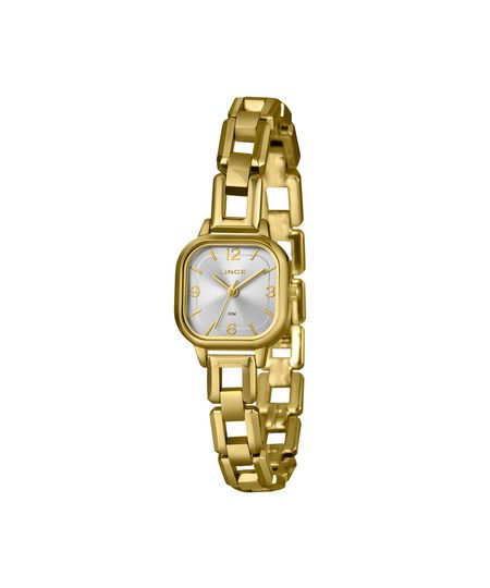 relógio feminino lince analógico lqgm080l23 s2kx dourado UNICO