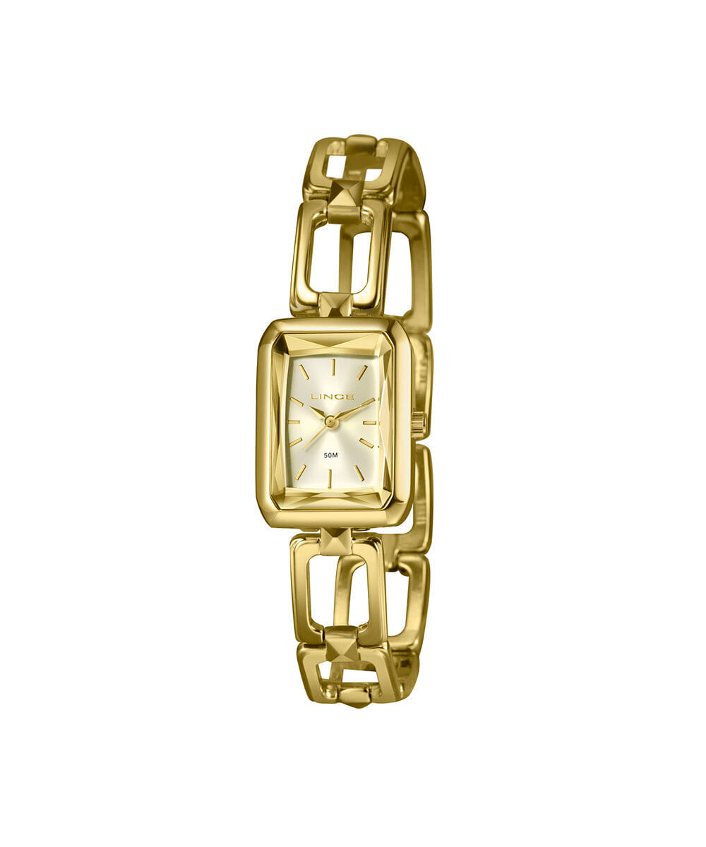 relógio feminino lince analógico lqg4839l23 c1kx dourado