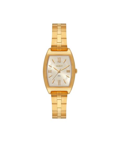relógio feminino orient analógico lgss0075 c3kx dourado UNICO